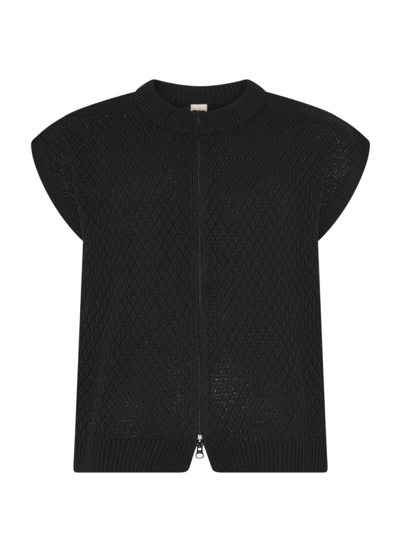 4416 Casual zipped waistcoat