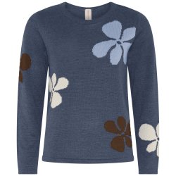4440 Flower design pullover