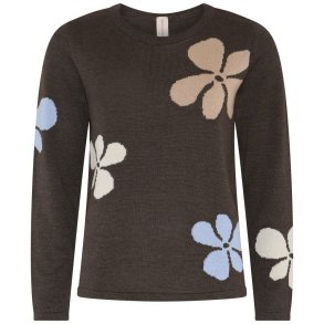 4440 Flower design pullover