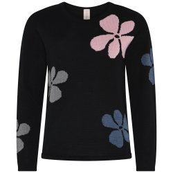 4440 Flower design pullover
