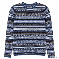 4460 Small jaqurd pullover