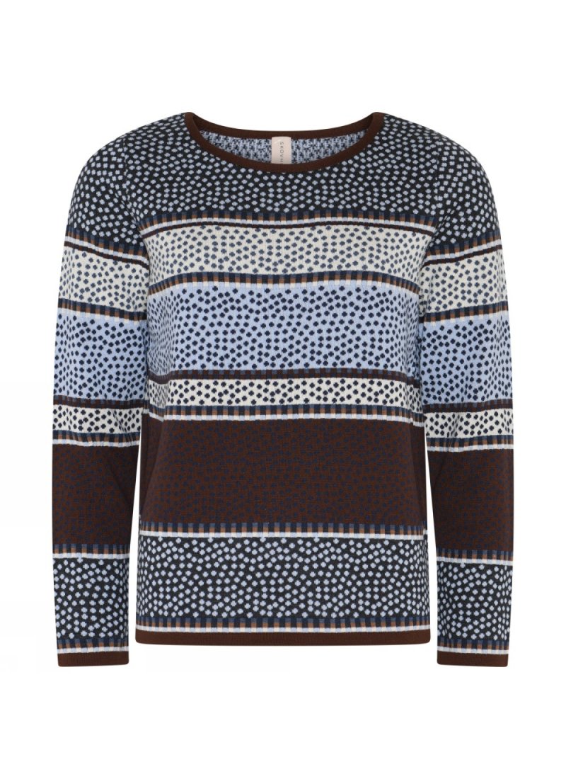 4462 Petite dotted pullover
