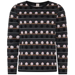 4463 Stripe dotted pullover