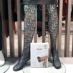 Wolford Strmper LOGOMANIA TIGHTS
