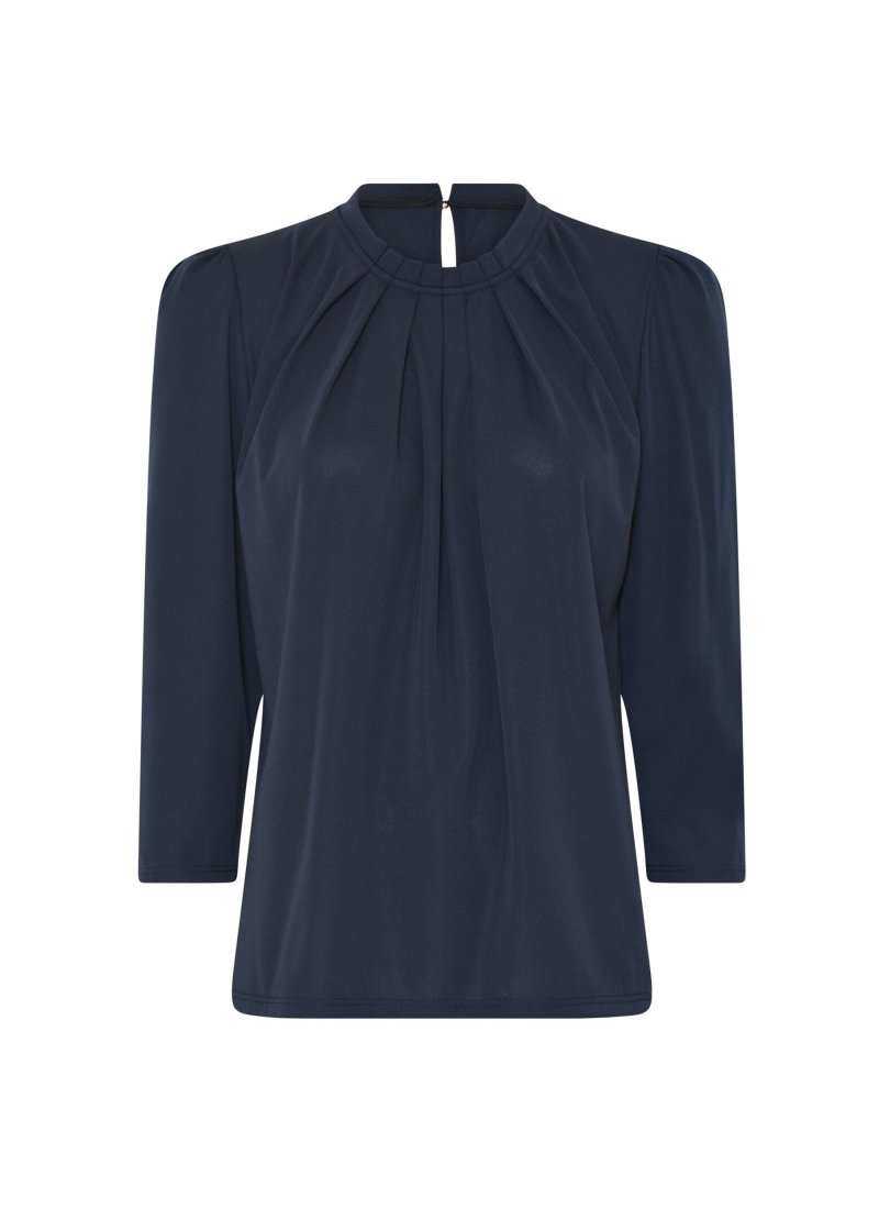 15530 In Front Grazia Bluse (Fl. farver) S 591 Navy