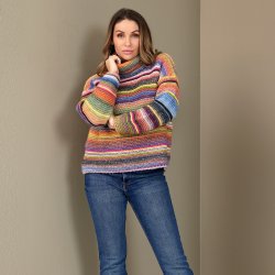 3120 Multicolour Roll-neck jum