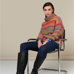 3120 Multicolour Roll-neck jum