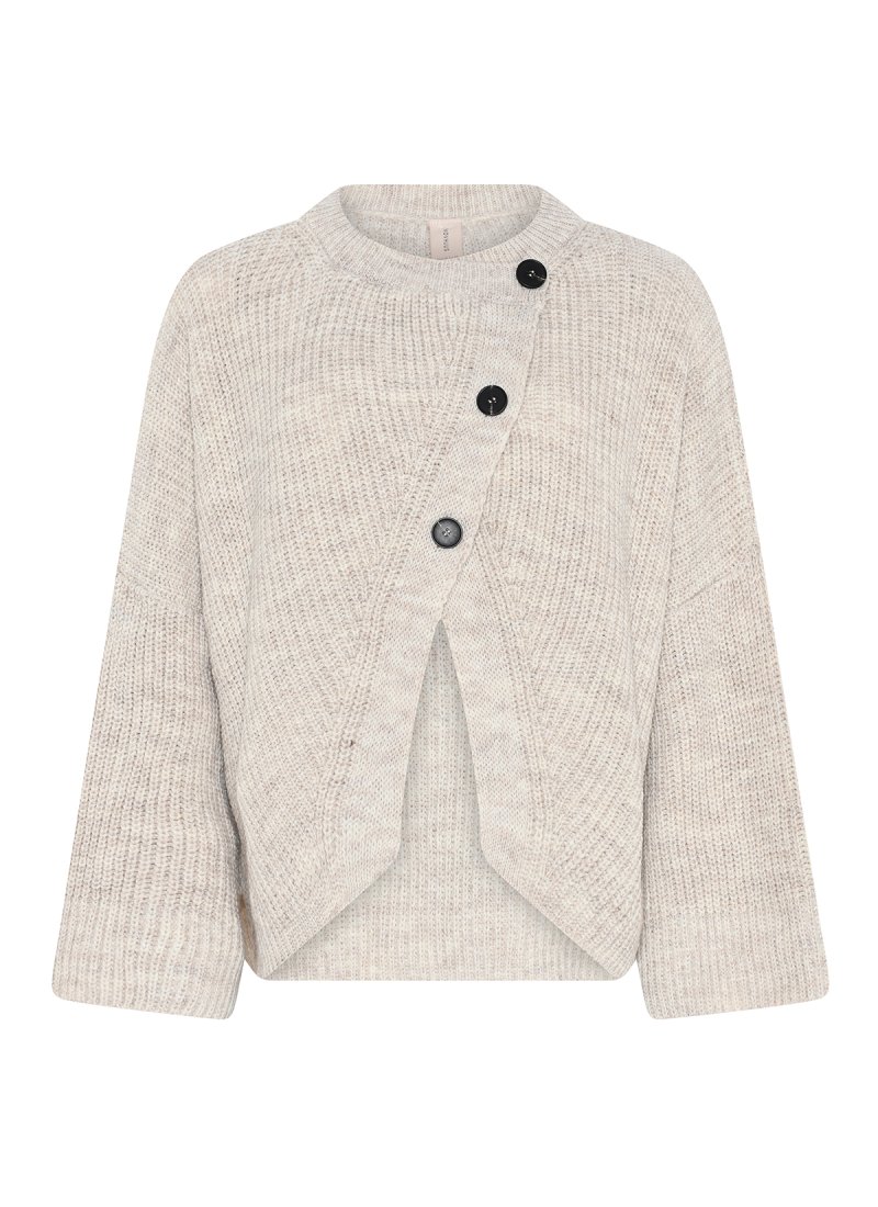 3125 Oversize assymetric cardi