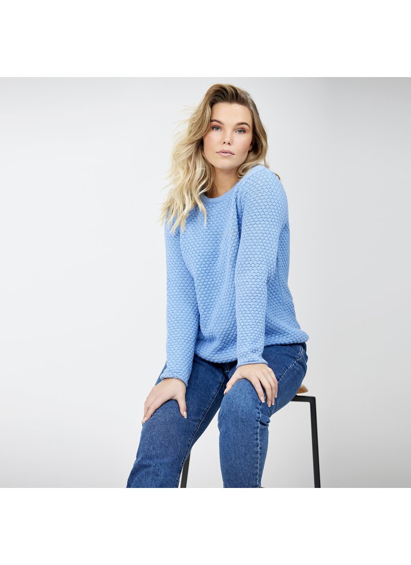 3150 Sailor stitch O-neck jump