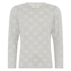 3343 "Dotted" O-neck pullover