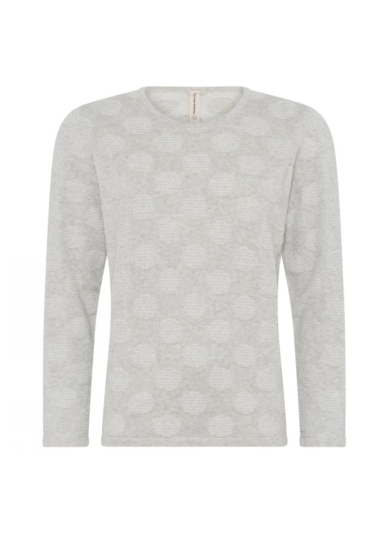 3343 "Dotted" O-neck pullover