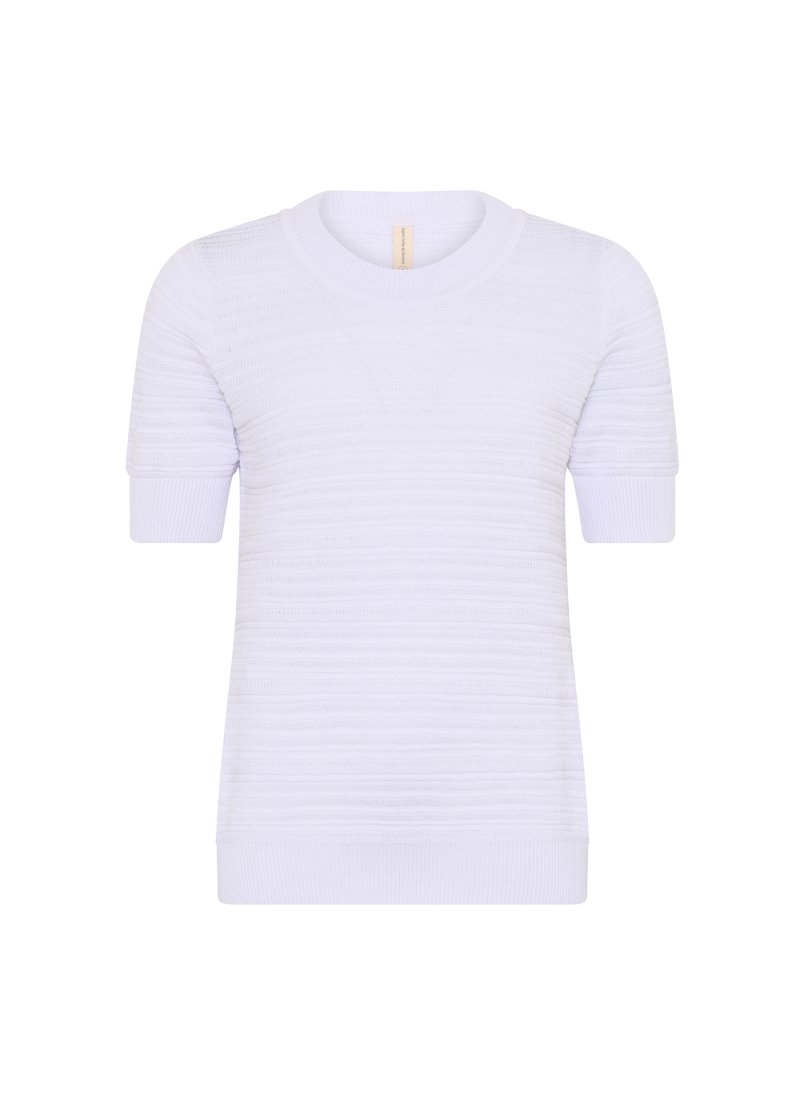 3373 Structured O-neck t-shirt