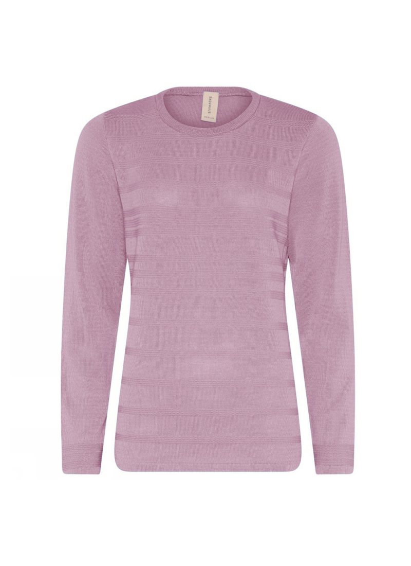 3420 Structure O-neck pullover