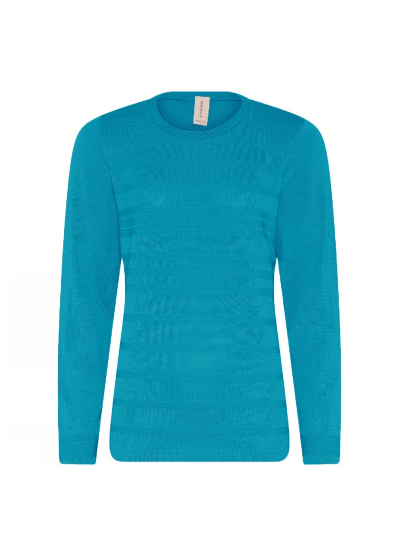 3420 Structure O-neck pullover