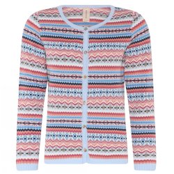 3434 Jaquard buttoned cardigan