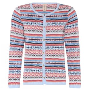 3434 Jaquard buttoned cardigan