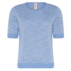 3465 Structured O-neck blouse