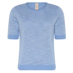 3465 Structured O-neck blouse