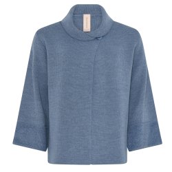 3504  Wool cape cardigan