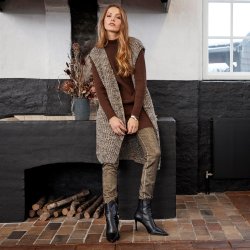 3529 Oversize long Waistcoat