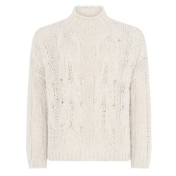 3533 Turtle neck w. cabbles