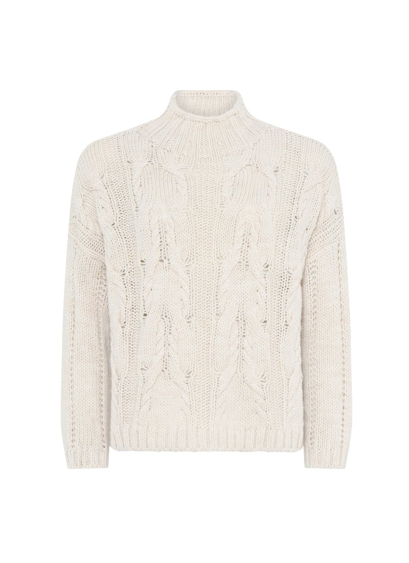 3533 Turtle neck w. cabbles