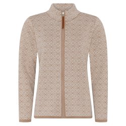 3564 Turtleneck zipped cardiga