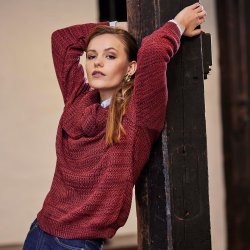 3600 O-neck mix colour pullove