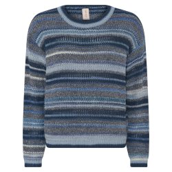 3613 Multi yarn o-neck pullove