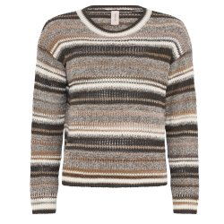 3613 Multi yarn o-neck pullove