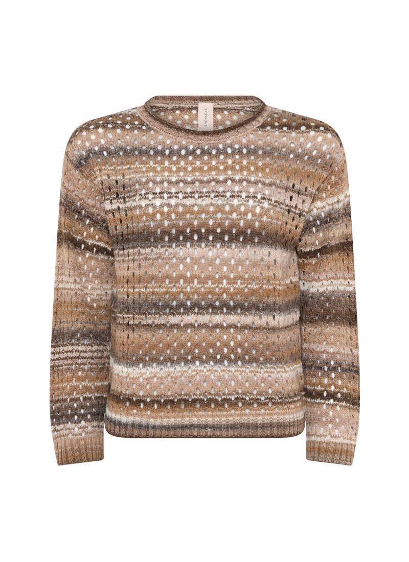 3614 Multicolour openwork pull