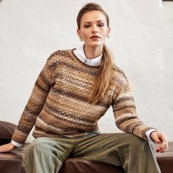 3614 Multicolour openwork pull