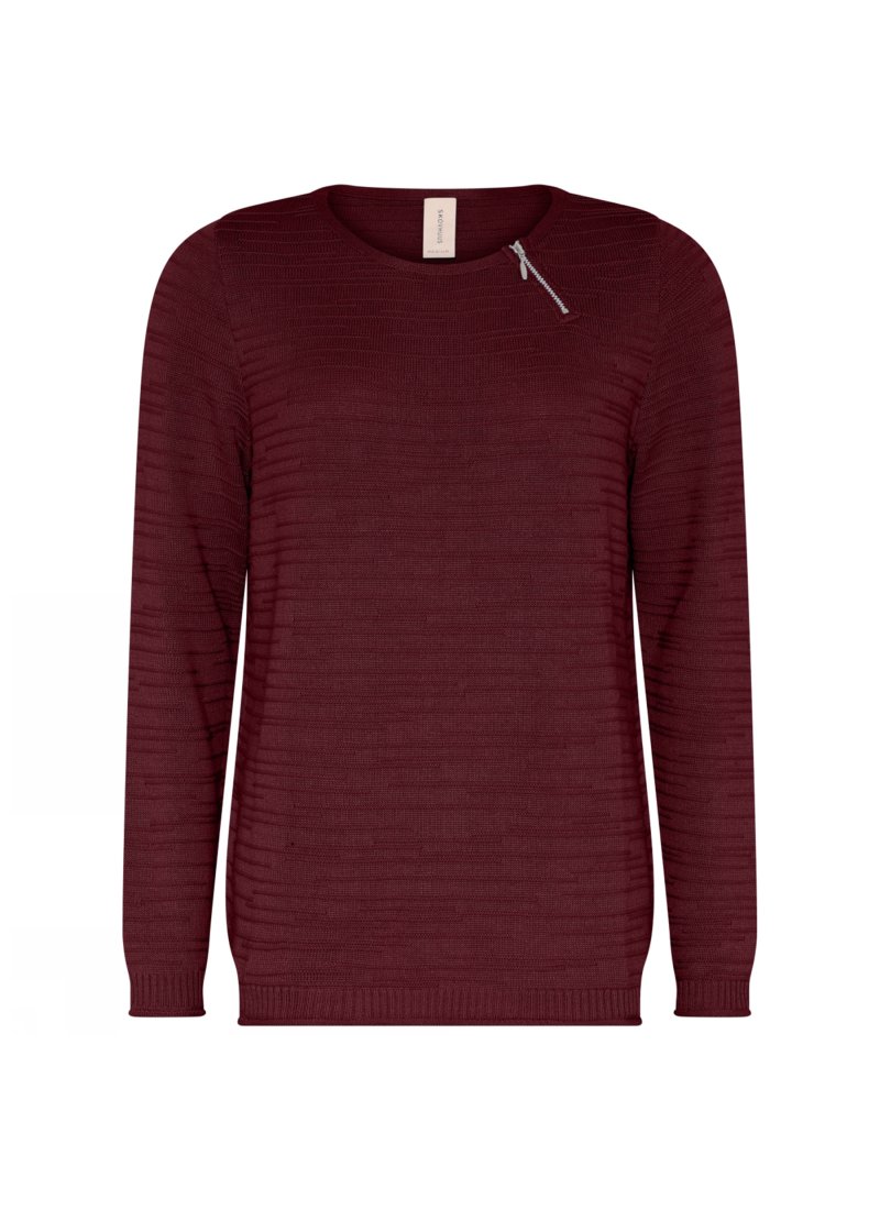 3621 Structured pullover w. zi