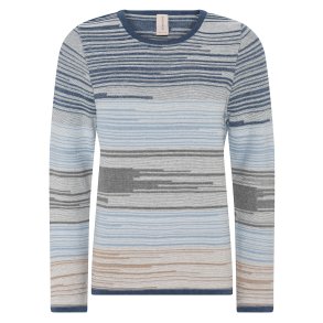 3626 O-neck mix colour pullove