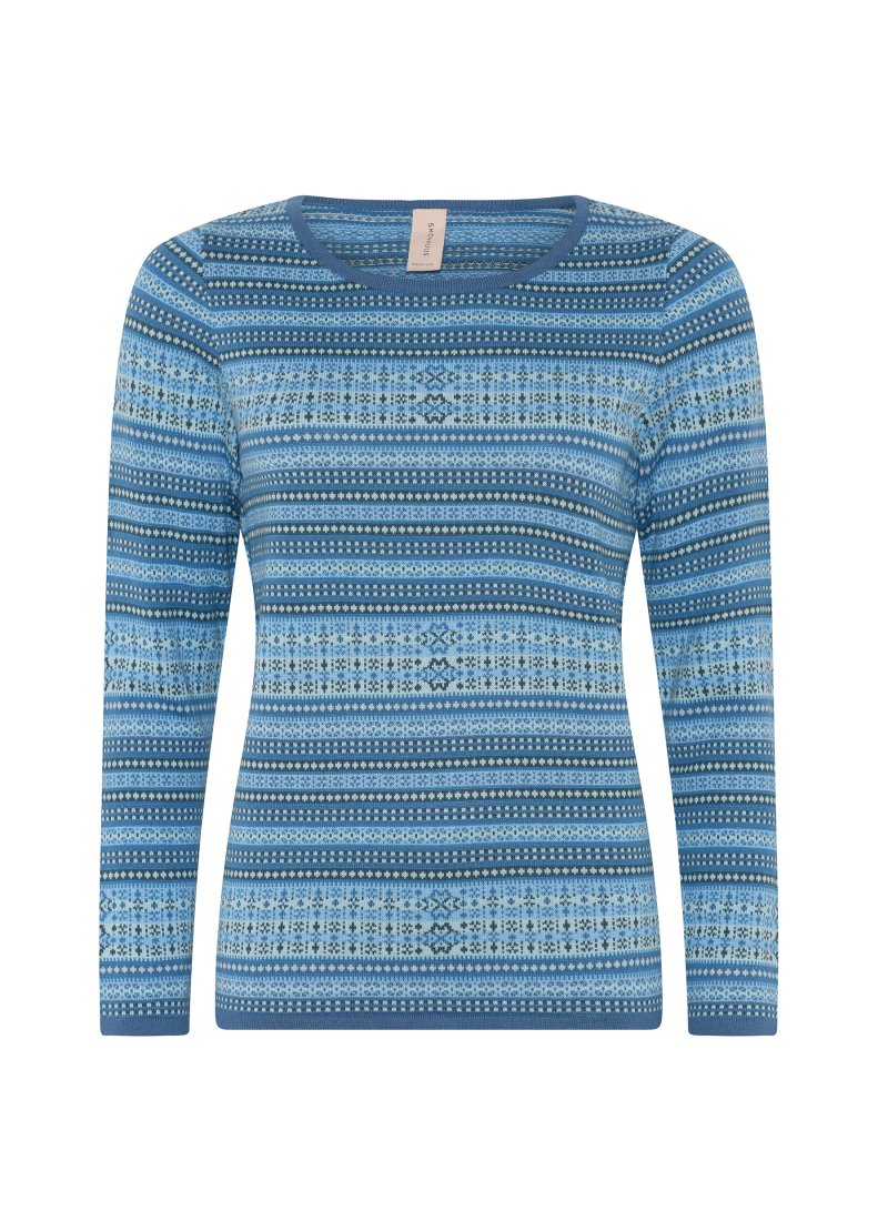 3660 Mini jaquard pullover