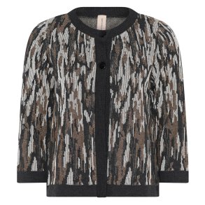 3671 Jaquard patterned cardiga