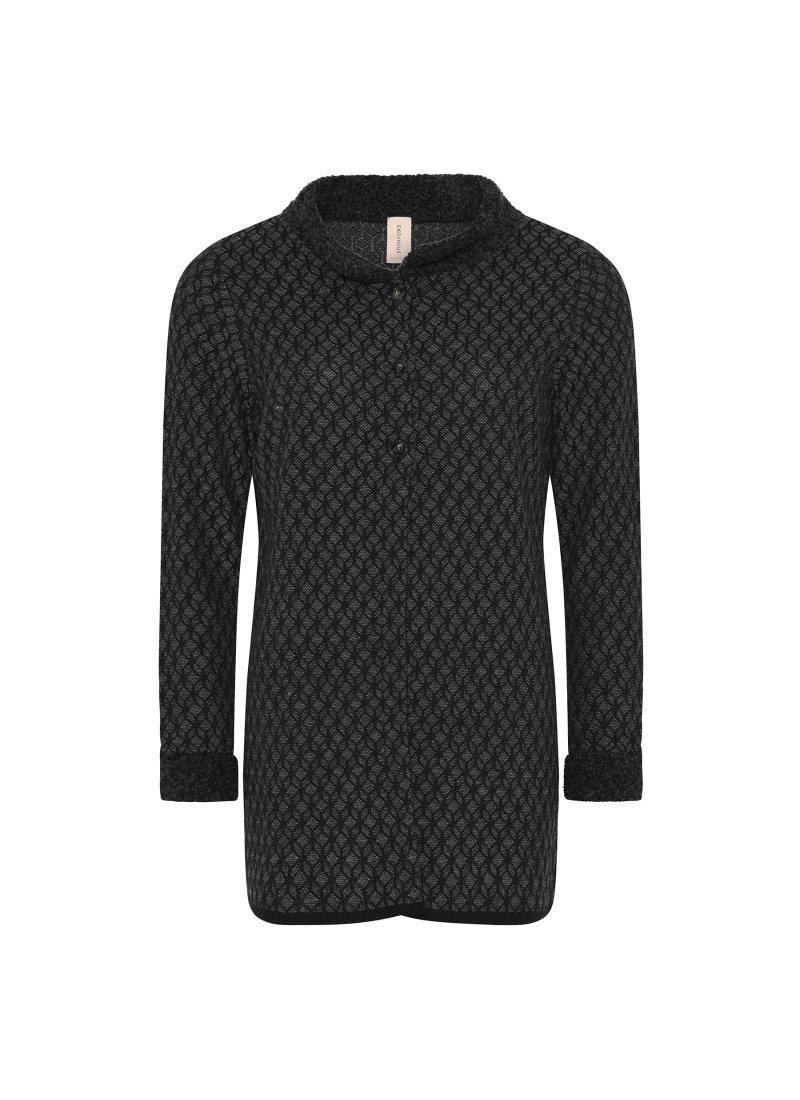 3679 Long jaqaurd cardigan